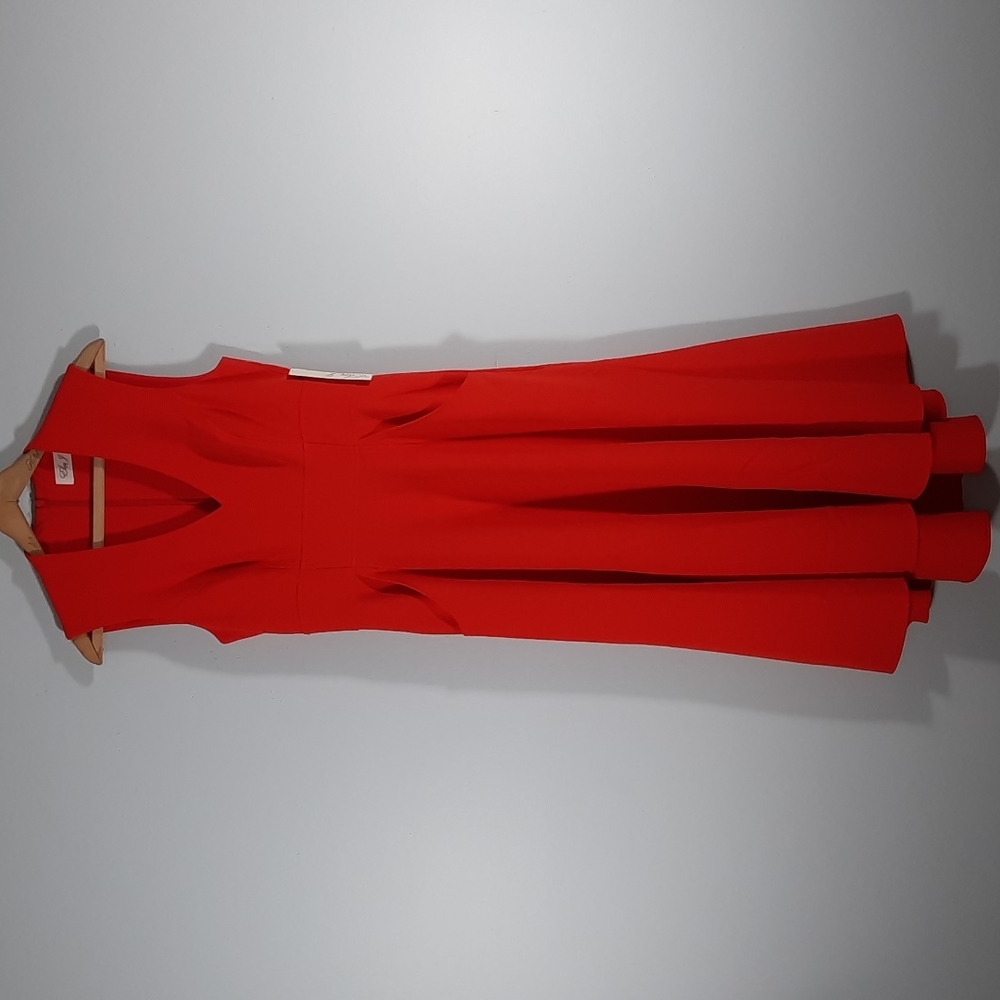 ELIZA J  Red High Low Maxi dress SZ 4